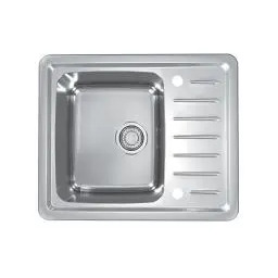 Alveus Galeo 10 1128552 Stalowy Srebrny Zlewozmywak prostokątny