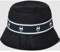 Czapka typu bucket hat z detalami z logo