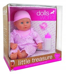 Lalka Bobas Little Treasure Dolls World 38 cm