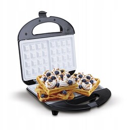 Gofrownica Ceramiczna 2 Chrupiące gofry Inox Non Stick
