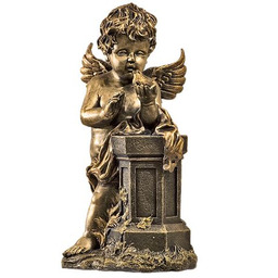 Aniołek z gołąbkiem - Figura sakralna - 52