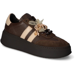 Sneakersy Chebello 4805-268-507 Czekoladowe zamsz+lico