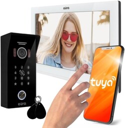 EURA WIDEODOMOFON VDP-99C5 biały, WiFi, RFID, TUYA
