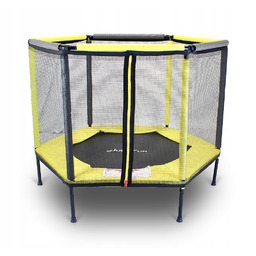 Trampolina-kojec Do Domu I Ogrodu 140 Yellow
