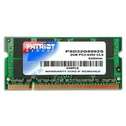 Patriot Memory Pamięć Signature PSD22G8002S (DDR2 SO-DIMM; 1