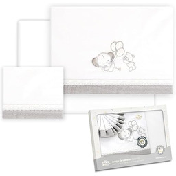 Interbaby - Bawełniane prześcieradła dziecięce - Samochód/Mojżesz/gondola -