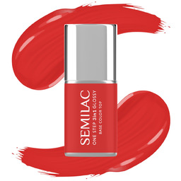 Semilac 3w1 One Step Glossy, lakier hybrydowy, S530