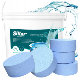 11w1 chlor do basenu 5kg 200g multi niebieskie