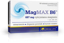 Olimp MagMax B6 50 tabl. Magnez Wysoka Dawka