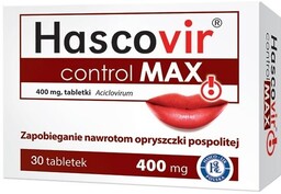 Hascovir Control MAX 400mg x30 tabletek