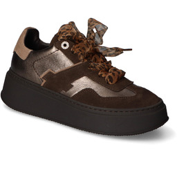 Sneakersy Chebello 4851-105 Czekoladowe zamsz+lico
