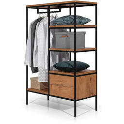 Regał LOFT 106 50 163 cm otwarty,