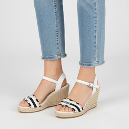 Big Star Białe Sandały Modne Espadryle Damskie