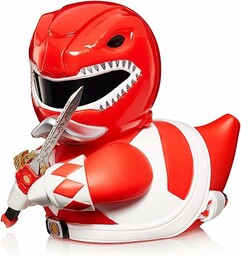 TUBBZ Red Ranger kolekcjonerska winylowa gumowa figurka kaczki