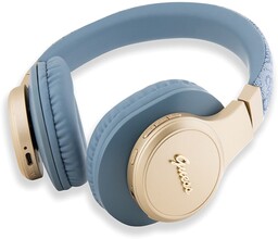 Guess słuchawki nauszne Bluetooth GUBH604GEMB niebieski/blue 4G Script