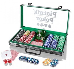 Piatnik Zestaw Pokerowy Alu-Case - 300 Żetonów 14g