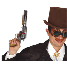 Steampunkowy rewolwer - 1 szt.