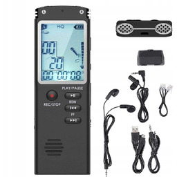 Przenośny Rejestrator Dźwięku T60 16GB Nagrywanie Spotkań Lekcji