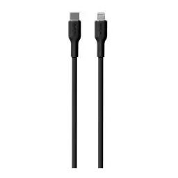 Puro Soft USB-C do Lightning 1,5m Czarny Kabel