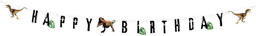 Baner urodzinowy Happy Birthday T-Rex - 205 cm