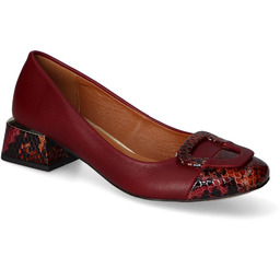 Czółenka Damiss DS-883 Bordo R/Bordo
