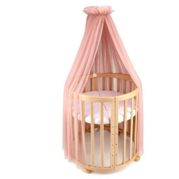 Waldin Baldachim tiulowy do łóżeczka + stelaż