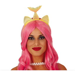 Opaska Syrenka złota - 1 szt.