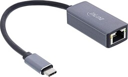 InLine USB 3.2 Netzwerk-Adapterkabel - USB Typ-C, RJ45