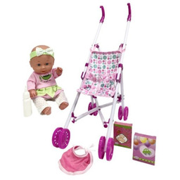 Anek, Lalka Julka 30 cm w wózku