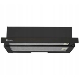 Okap teleskopowy Candy CBT625/2B 332 m3/h 62 dB