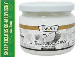 OLEJ KOKOSOWY 250ml TŁOCZONY NA ZIMNO NIERAFINOWANY