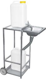 CONTACTO Mobilny zlew do mycia rąk, 45x36x85 cm,