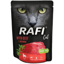 Dolina Noteci Rafi Cat Adult Z Wołowiną 300g
