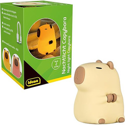 Idena 40386 - Lampka nocna LED Capybara, silikonowa