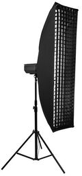 Softbox 35x160 cm z gridem, mocowanie Bowens