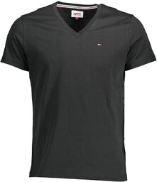 TOMMY HILFIGER T-SHIRT MĘSKI Z KRÓTKIM RĘKAWEM CZARNY