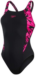 Strój kąpielowy damski Speedo Hyperboom Splice Back rozmiar
