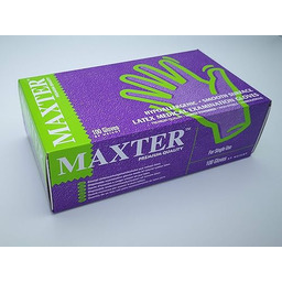 Maxter Rękawice lateksowe 100 sztuk/S