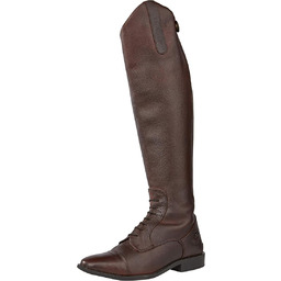 Rhinegold Elite Luxus brązowe sznurowane skórzane buty jeździeckie