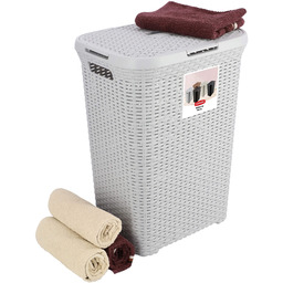 Kosz z pokrywą Curver Natural Style 60 L