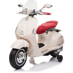 SUN BABY Motorek elektryczny Scooter Vespa Biały