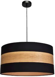 Milagro TERRA MLP6290 lampa wisząca czarny abażur drewno