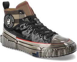 John Doubare Czarne Sneakersy Stylowe Obuwie Męskie