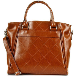 Elegancki kuferek ze skóry naturalnej DAN-A T255 camel