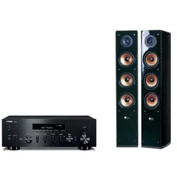 Yamaha R-N600A Czarny, Pure Acoustic NOVA 8 Czarny