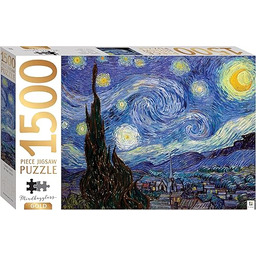 1500 Jigsaw Gold Starry Night*, 9354537001605