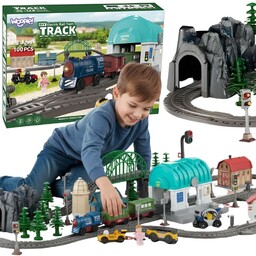 WOOPIE Pociąg Elektryczny Kolejka Tor XXL Ciuchcia Lokomotywa