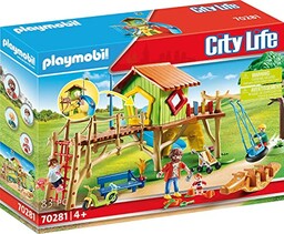 PLAYMOBIL City Life 70281 Plac zabaw, ze ścianą