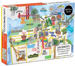 Galison 9780735364639 San Francisco 1000 Piece Puzzle
