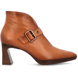 Hiszpańskie botki z wycięciem - HISPANITAS HI254244 BRĄZOWE